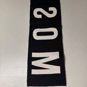 Moschino Kid’s scarf black and white